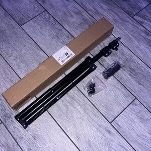 Black Adjustable Tripod Stand